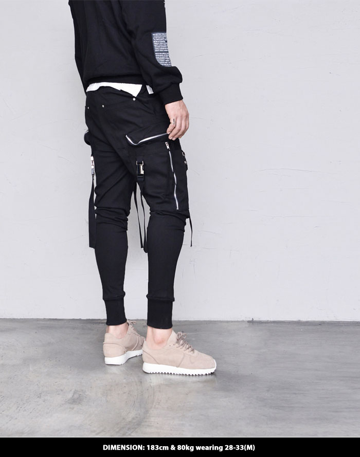 buckle cargo pants